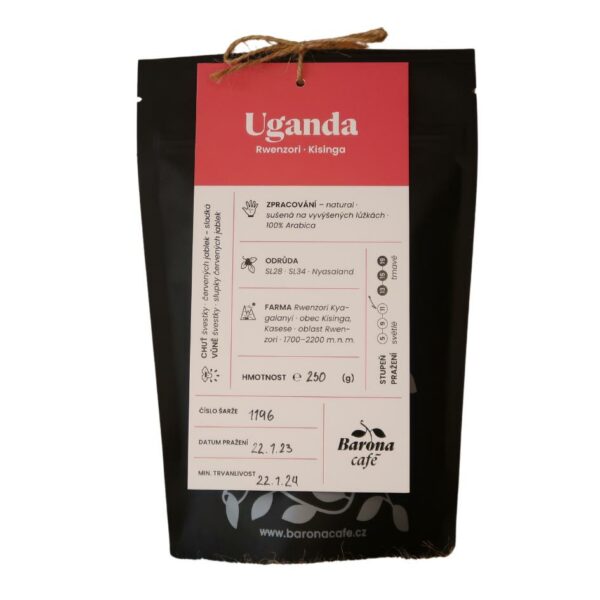 Balení kávy Uganda